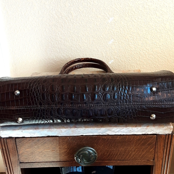 Viva of California Vintage Crocodile Embossed Bag Satchel/Tote - Picture 4 of 6